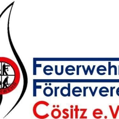 Logo FFW Förderverein Cösitz weiß Logo