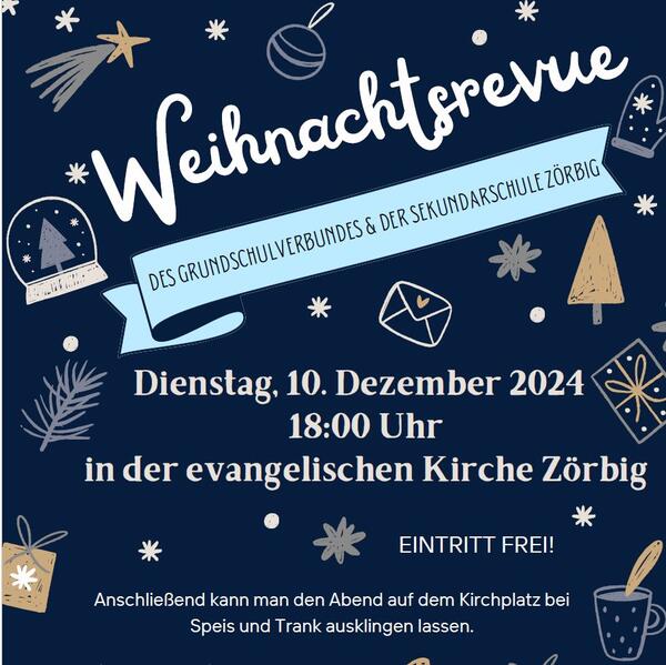 Bild vergrößern: Plakat Weihnachtsrevue